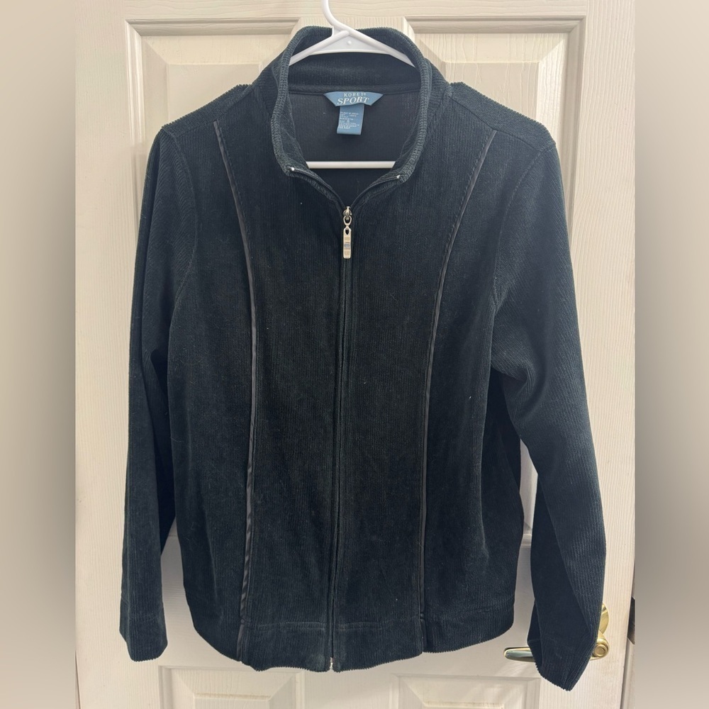 Koret Sport Black Zip-Up Jacket